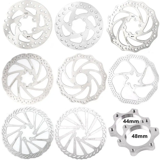 Premium Stainless Steel Disc Brake Rotor - Multiple Sizes for MTB, Road, Cruiser Bikes, Scooters, and Motorcycles