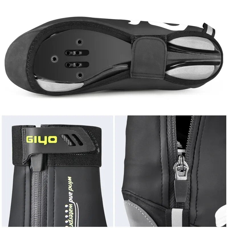 Waterproof Cycling Overshoes Bicycle Shoes Covers Reflective Windproof