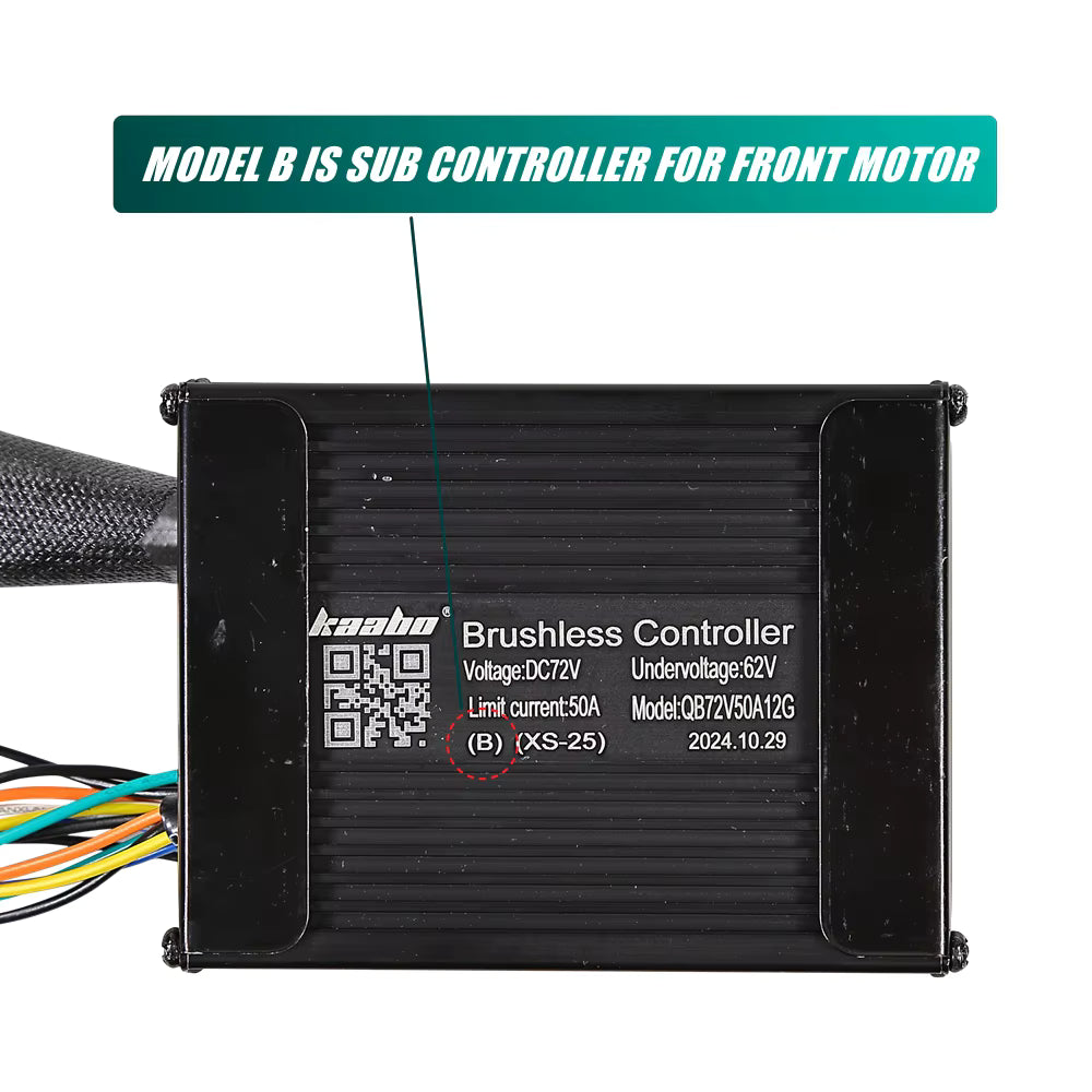 OEM 72V 50A Sine Wave Controller for Kaabo Wolf King GT Pro with TFT Center Display