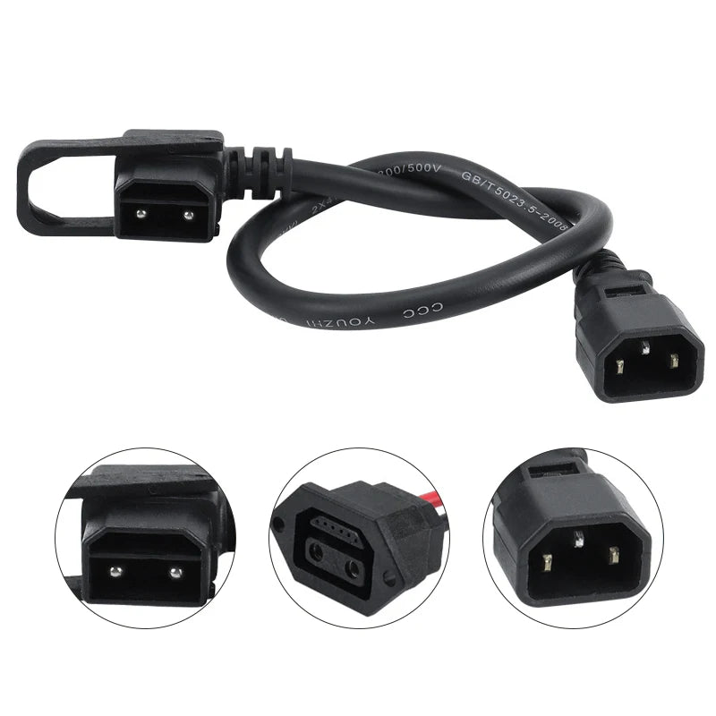 Charging Connection with Cable for Electric Vehicle - Lithium Battery Plug for Charging Station