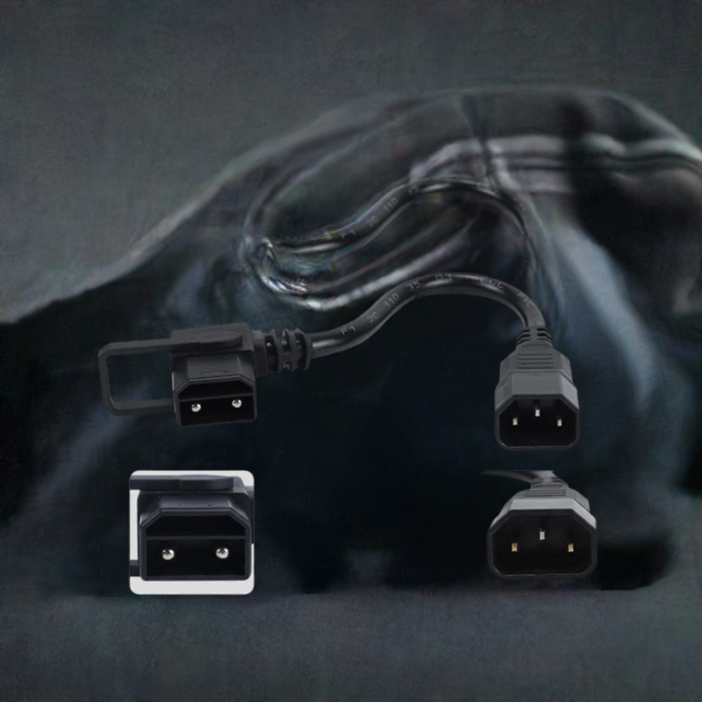 Charging Connection with Cable for Electric Vehicle - Lithium Battery Plug for Charging Station
