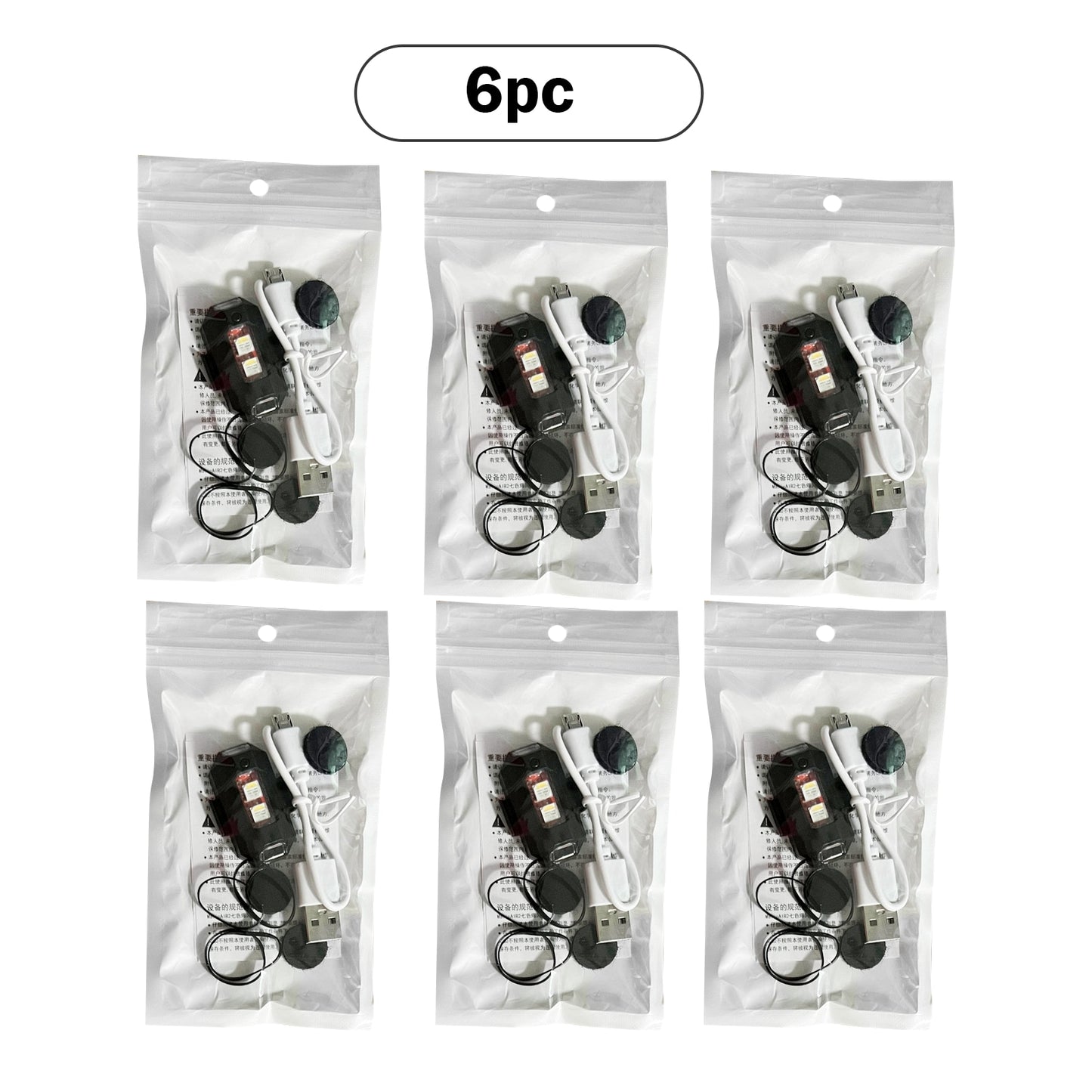 Universal LED Anti-collision Warning Light Mini Signal 7 Colors Turn Signal Indicator Motorcycle.