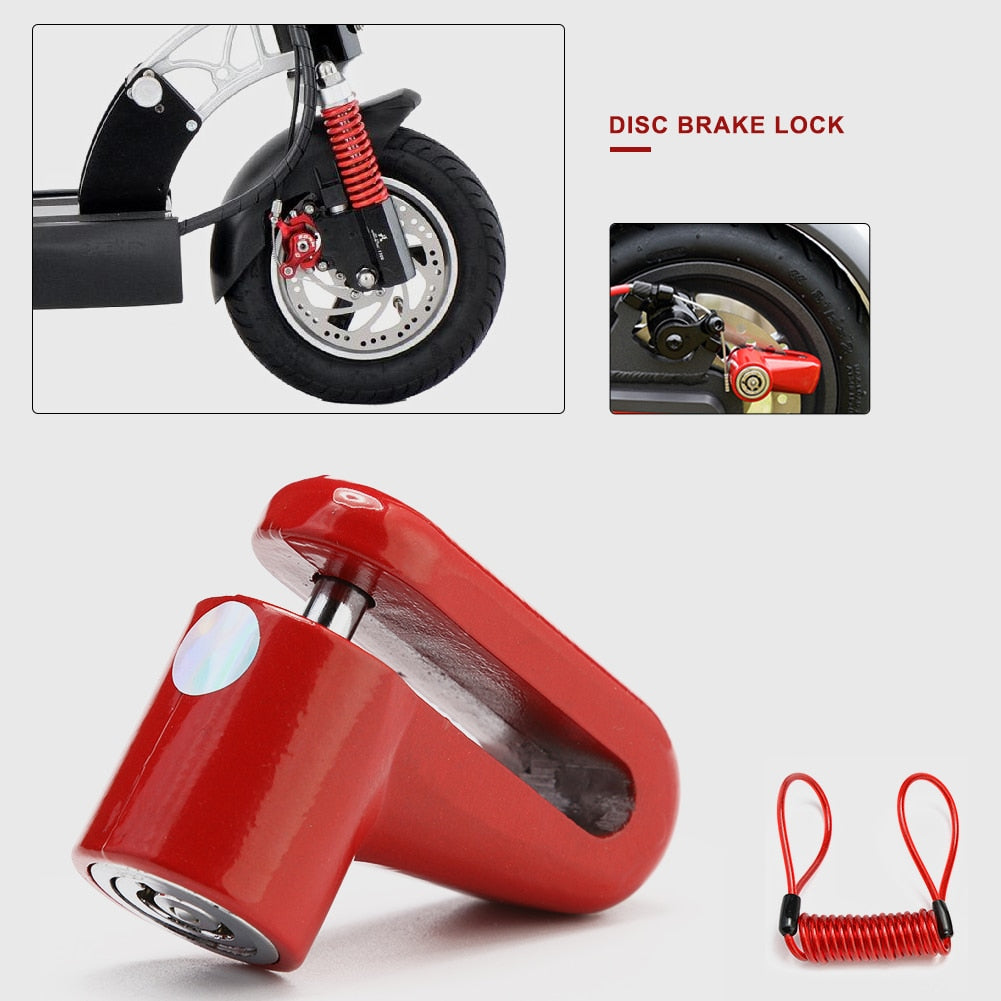 Scooter lock Anti-Theft Disc Brakes Electric Scooter Skateboard Wheels Lock Disc Brake