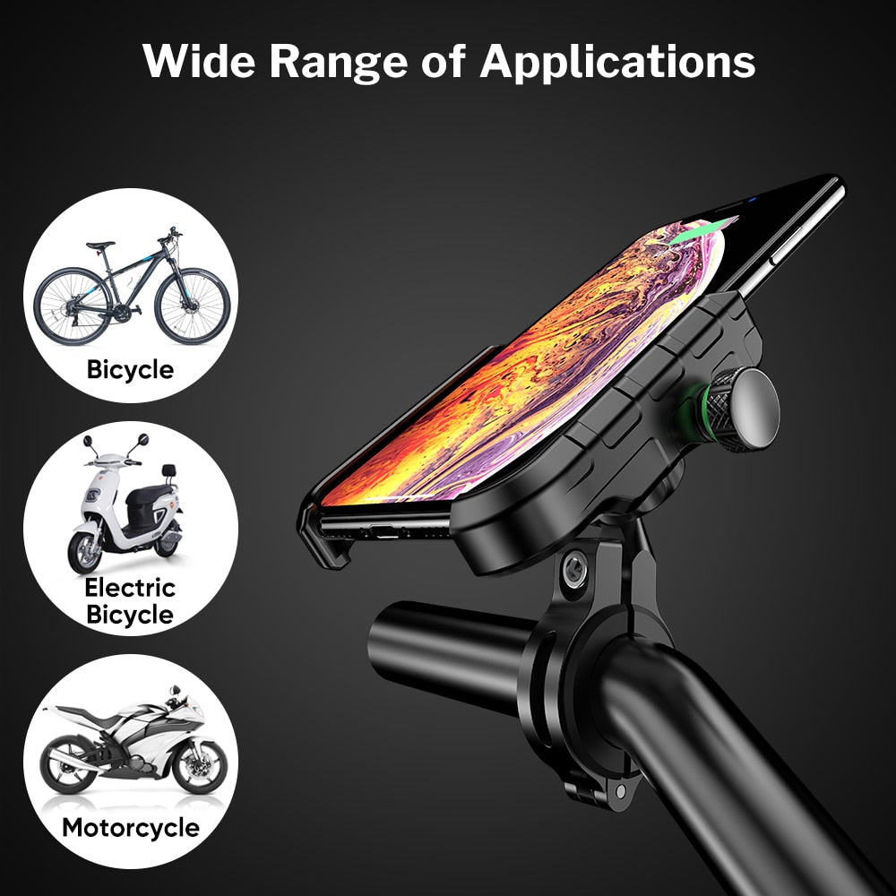 Secure and Convenient: Motorcycle Handlebar Mount Mobile Phone Holder