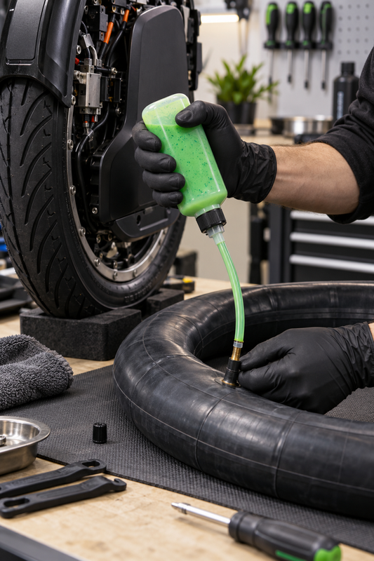 Slime Inner Tube Sealant Application