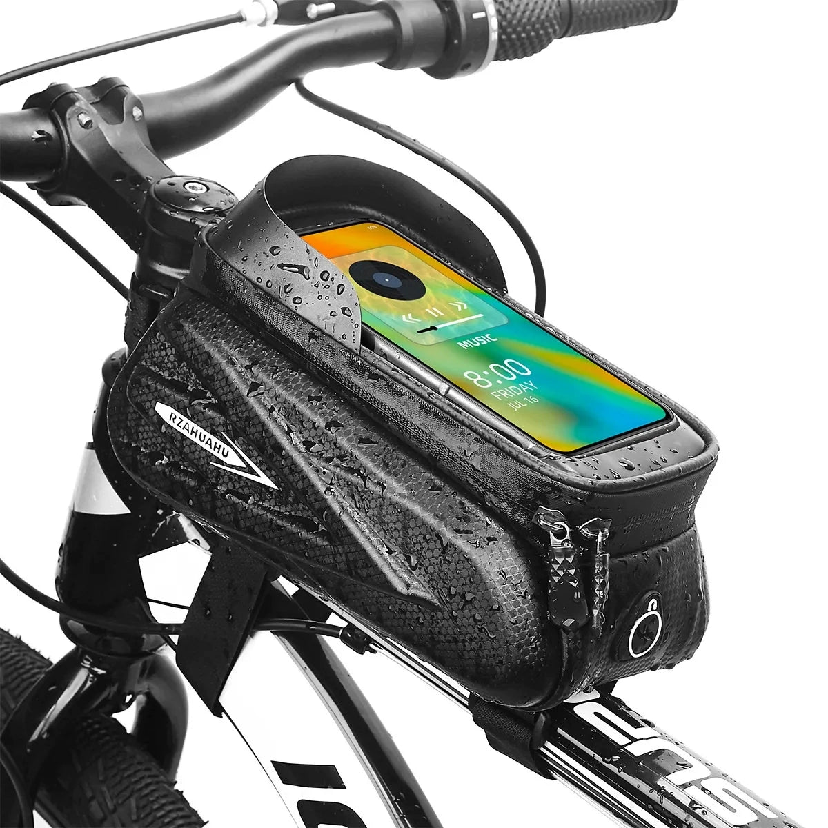 Ultimate Cyclist's Companion: Large Capacity Hard Case Bicycle Front Bag