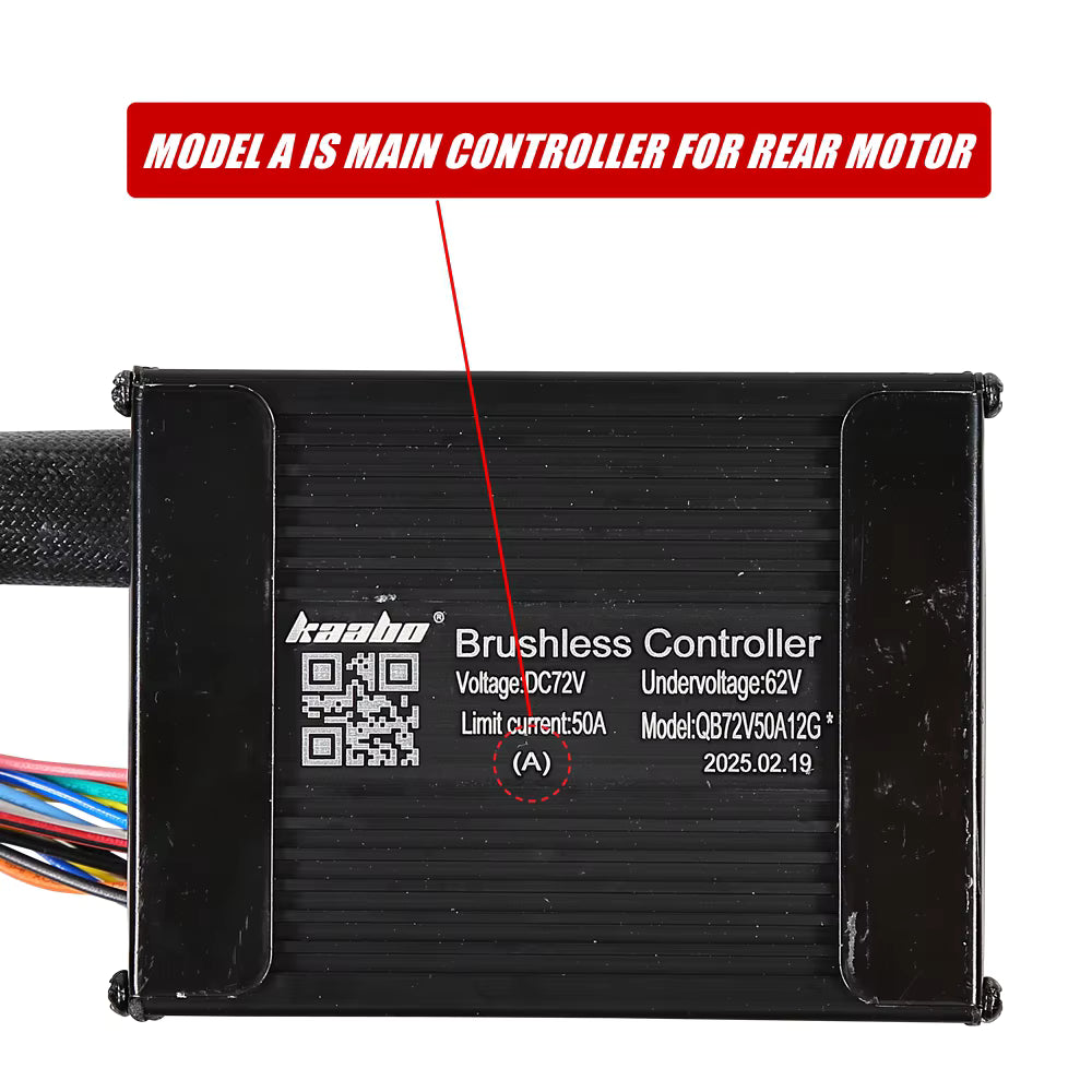 OEM 72V 50A Sine Wave Controller for Kaabo Wolf King GT Pro with TFT Center Display