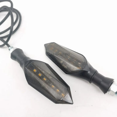 Waterproof Universal Turn Signal Light, compatible with 12V-72V systems. Ideal for Electric Scooters, E-Bikes and Motorcycles