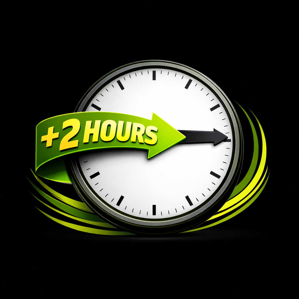 2 Hour Extra Time Add-On Session
