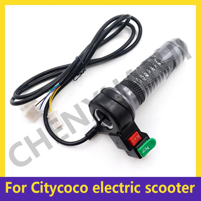 Throttle Handle Universal Speed Gear Switch with Horn 60V  Modification Parts for Citycoco Electric Scooter
