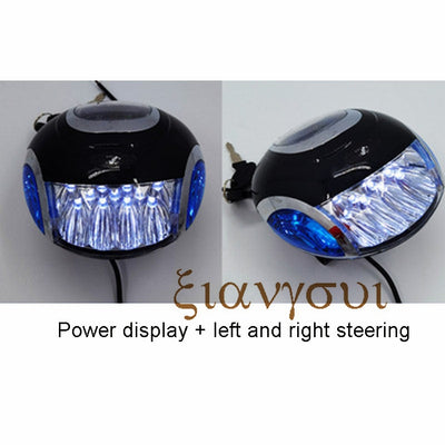 Bluetooth Headlight Flying Spotlight High Beam LCD Screen For Citycoco Electric Scooter